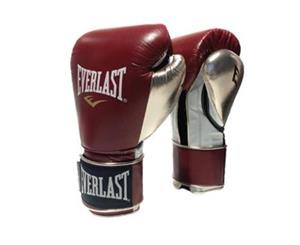 Everlast Powerlock Pro Training Glove Maroon/Gold
