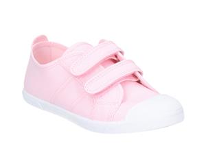 Flossy Sasha Girls Junior Touch Fastening Shoe (Pink) - FS6230