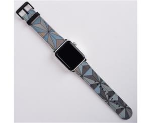 For Apple Watch Band (42mm) Series 1 2 3 & 4 Vegan Leather Strap Diamonds