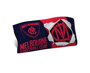 Melbourne Demons AFL Team Logo Pillow Case Single Pillowslip