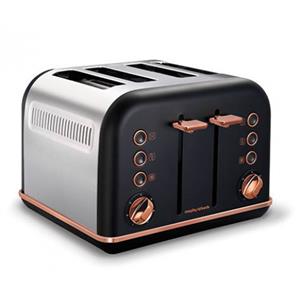 Morphy Richards - 242107 - Black Accents 4 Slice Toaster