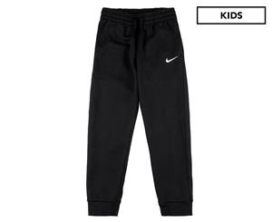 Nike Boys' Core Fleece Trackpants / Tracksuit Pants - Black/White
