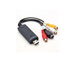 OEM Easycap DC60 USB 2.0 Audio Video VHS to DVD Converter Capture Card Adapter RCA with Svideo Plug Support XP Win 7 Win 8 Win 8.1 No suppoort Win 10