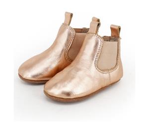 Pre-Walker Leather Riding Boots Rose Gold