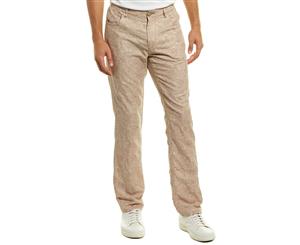 Robert Graham Coronado Tailored Fit Linen-Blend Pant