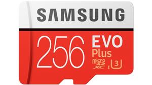 Samsung Evo Plus 256GB Micro SDXC Memory Card with SD Adapter