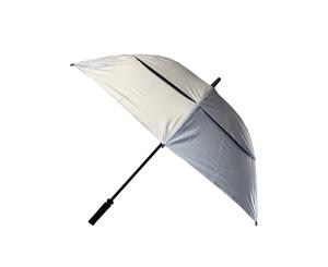 Stonehaven UV Double Canopy Umbrella Silver
