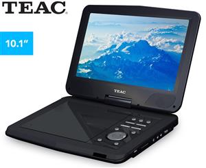 TEAC 10.1-Inch Swivel Screen Portable DVD Player