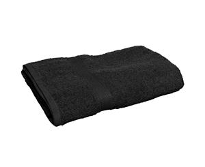 Towel City Luxury Range Guest Bath Towel (550 Gsm) (Black) - RW2880