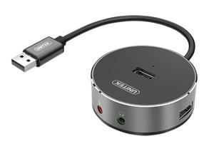 UNITEK (Y-2197) USB2.0 3-Ports Hub Stereo Audio Port