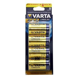 Varta D Alkaline Batteries - 4 Pack
