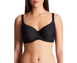 Aubade OF09-02 Au Bal De Flore Black Non-Padded Underwired Spacer Bra