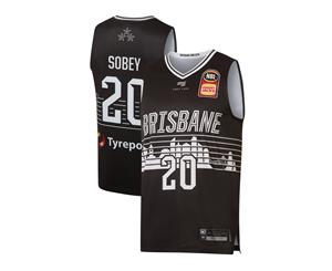 Brisbane Bullets 19/20 NBL Basketball Authentic City Jersey - Nathan Sobey