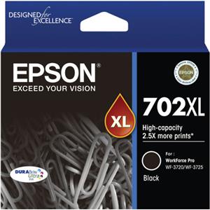 Epson - T345192 - 702XL DURABrite Ultra - Black Ink Cartridge