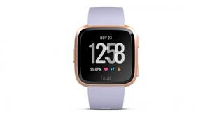 Fitbit Versa Fitness Watch - Periwinkle/Rose Gold