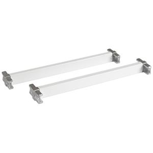 Flexi Storage 235mm White Cross Bars And T Connector
