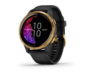 Garmin Venu GPS Smartwatch - Black/Gold (010-02173-39) (Eng Only)