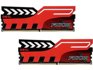 GeIL EVO FORZA Black Red 16GB Kit (8GBx2) DDR4 2400 Desktop RAM