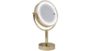 HoMedics Double Sided LED Mirror - Gold