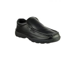 Mirak Childrens Boys Jack Slip On Shoes (Black) - FS1649