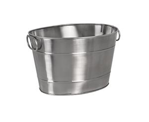 Moda Oval Beverage Tub Matte Stainless Steel 36 X 22 X 27Cm