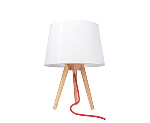 Nordic Wooden Tripod Table Lamp