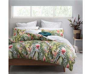 Queen Size - Kalena Olive Quilt Cover Set by Logan & Mason