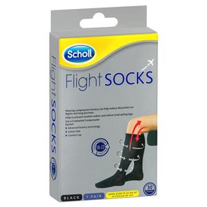 Scholl Flight Socks Unisex Size 9-12