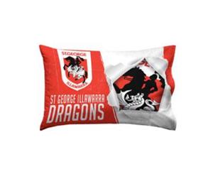St George Dragons NRL Team Logo Pillow Case Single Pillowslip
