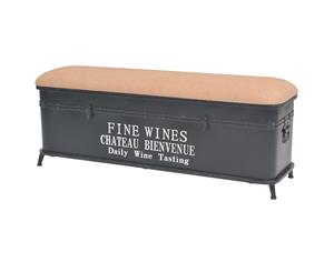 Storage Bench with Cushion 103x30x40cm Entryway Cabinet Organiser Box
