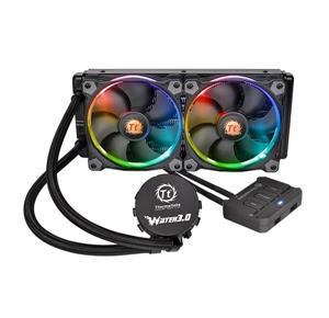 Thermaltake CL-W107-PL12SW-A Water 3.0 Riing RGB 240mm AIO Liquid CPU Cooler