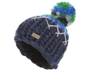 Trespass Childrens/Kids Ellery Bobble Hat (Navy / Blue) - TP3905