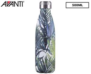Avanti 500mL Fluid Vacuum Sealed Insulated Drink Bottle - Palms