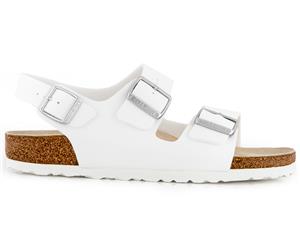 Birkenstock Unisex Milano Narrow Fit Sandals - White