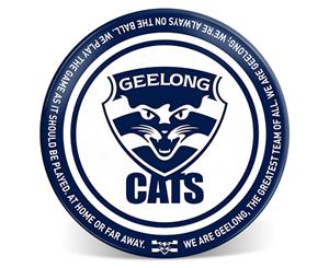 Geelong Cats AFL Melamine Team Song 20cm Round Dinner Plate