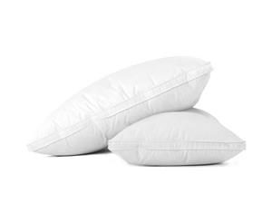 Giselle Bedding Pillow Goose Feather Down Pillows Twin Pack Standard Size Hotel