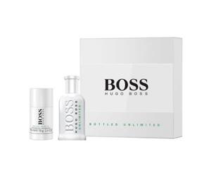 Hugo Boss Bottled Unlimited For Men Kit - EDT 100ml + Deodorant Stick 75ml