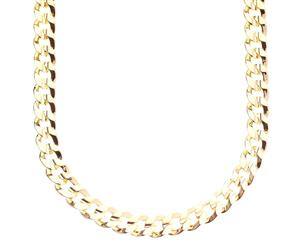 Iced Out Bling Hip Hop CUBAN CURB CHAIN - 8mm gold