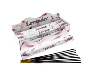 Lavender (Pack Of 6) Stamford Hex Incense Sticks