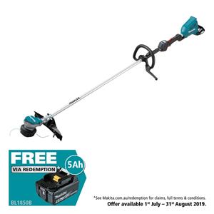 Makita 2 x 18V Loop Handle Cordless Line Trimmer - Skin Only