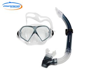 Mirage Adult Tropic Mask & Snorkel Set - Smoke