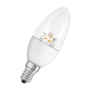 Osram 3.3W 250lm LED Classic Candle Shape Warm White E14 Clear Globe