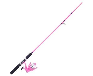 Pink 6ft Jarvis Walker Water Rat 2-4kg Blinking LED Fishing Rod And Reel Combo