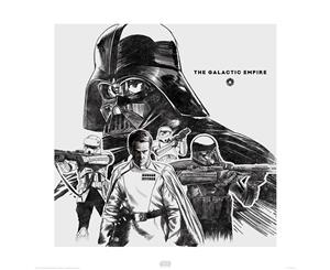 Star Wars Rogue One - The Galactic Empire Art Print