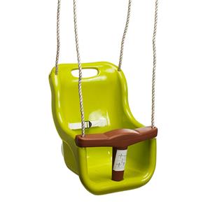 Swing Slide Climb Green / Yellow Plastic Baby Swing Seat