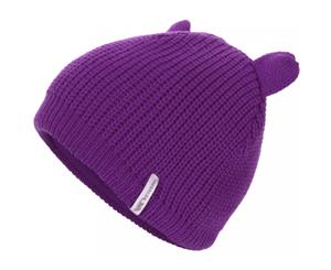 Trespass Childrens/Kids Toot Knitted Winter Beanie Hat (Plum) - TP2828