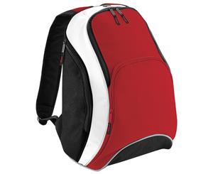 Bagbase Teamwear Backpack / Rucksack (21 Litres) (Pack Of 2) (Classic Red/Black/White) - BC4203