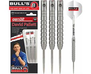 Bulls - David Pallett Gen 2 Darts - Steel Tip - 90% Tungsten - 20g 22g