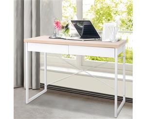 Computer Desk Study Student Metal Writing Table Office Drawer Cabinet