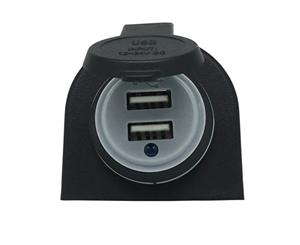 Dual USB Charging Ports 4.2A Output 12/24VDC With Cap/Indicator Light